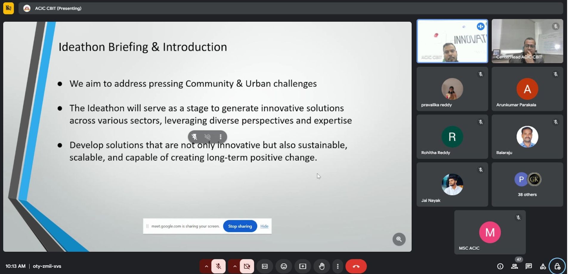 Srushti Sangamam Session